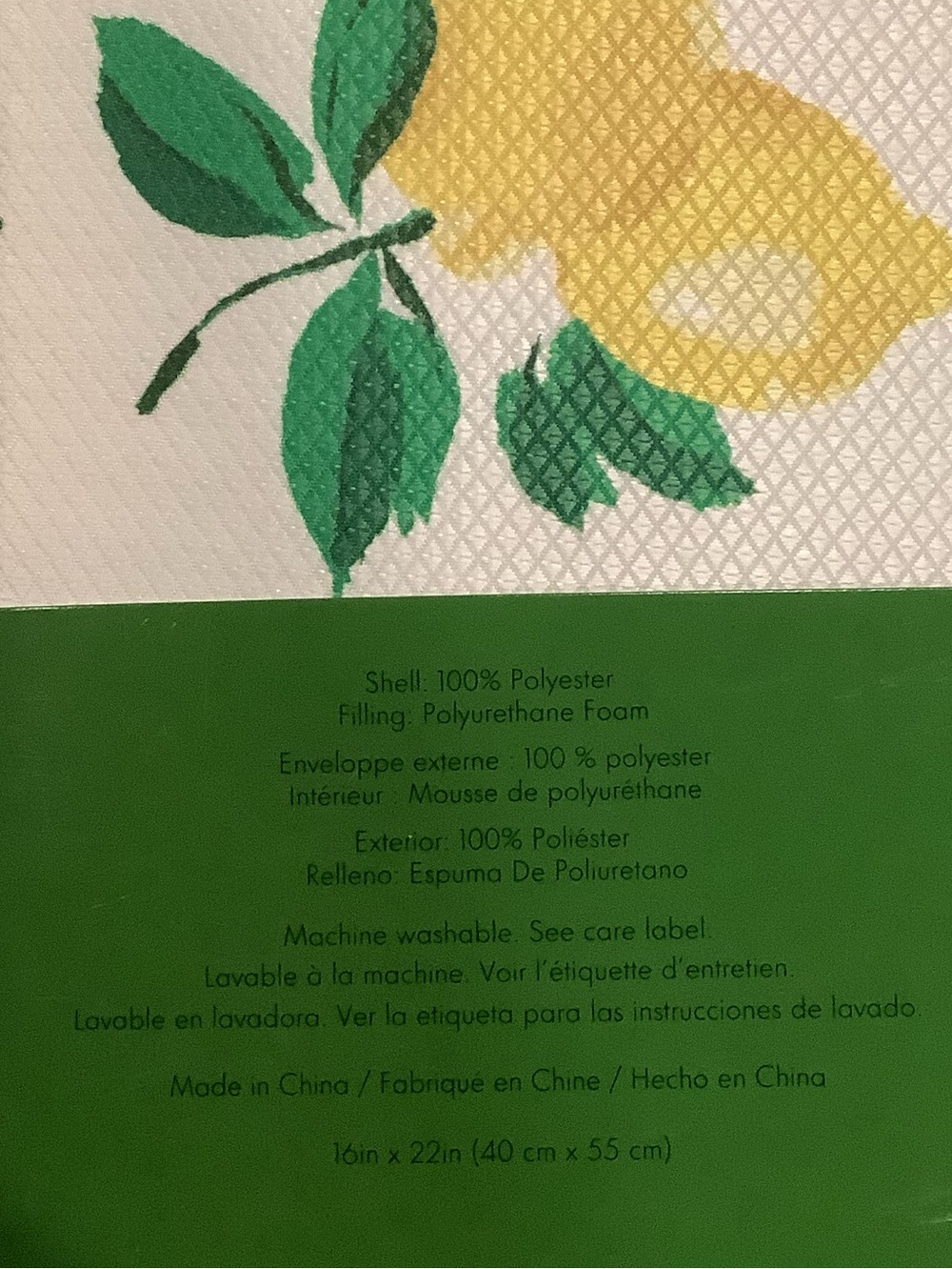 Kate Spade Reversible Lemon Dish Drying Mats Set Of 2 New - Picture 3 of 3